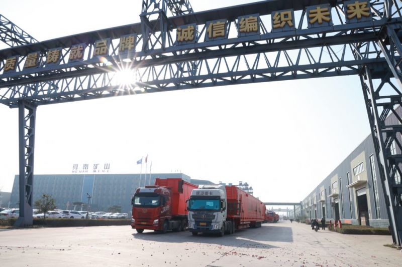 河南矿山400t智能起重机发车交付